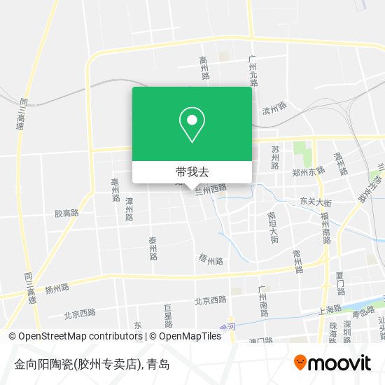 金向阳陶瓷(胶州专卖店)地图