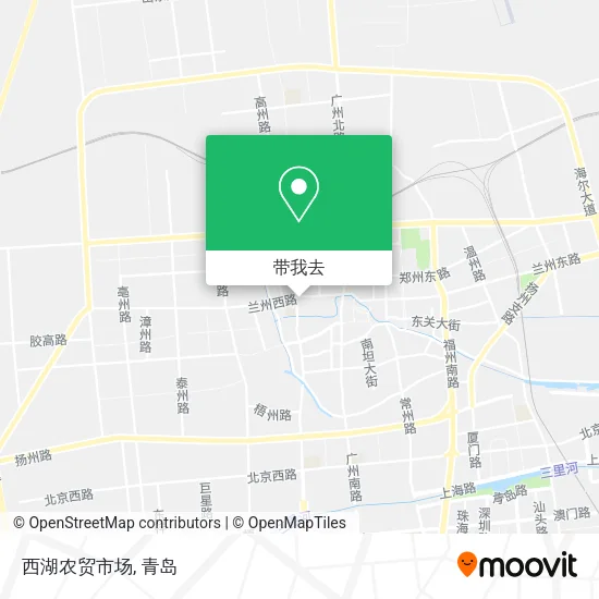 西湖农贸市场地图