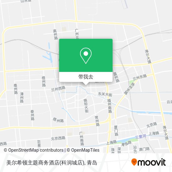 美尔希顿主题商务酒店(科润城店)地图