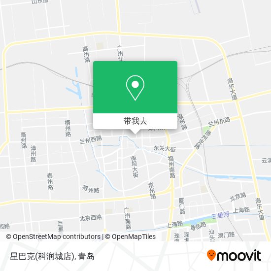 星巴克(科润城店)地图