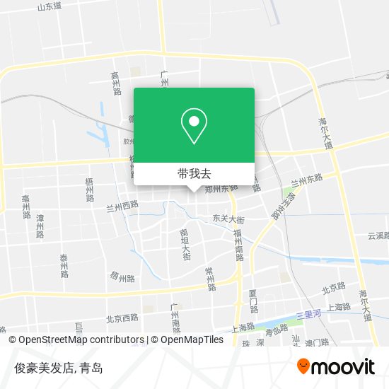 俊豪美发店地图