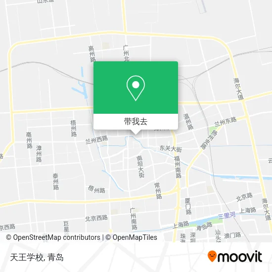 天王学校地图