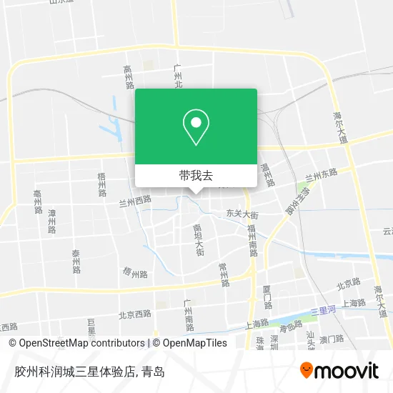 胶州科润城三星体验店地图