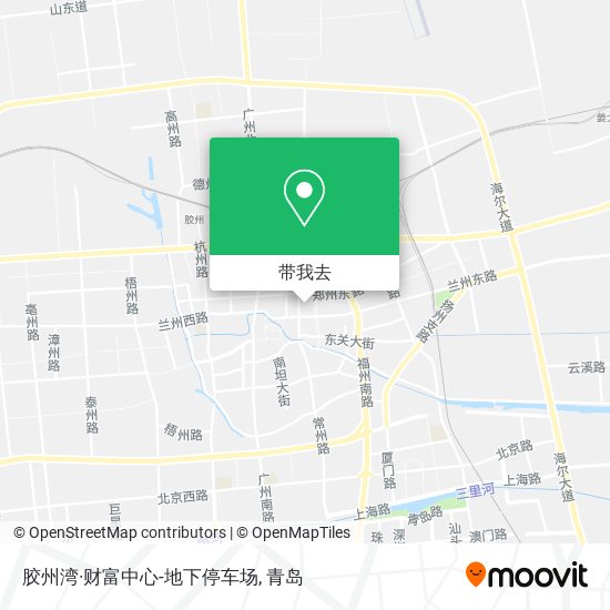 胶州湾·财富中心-地下停车场地图
