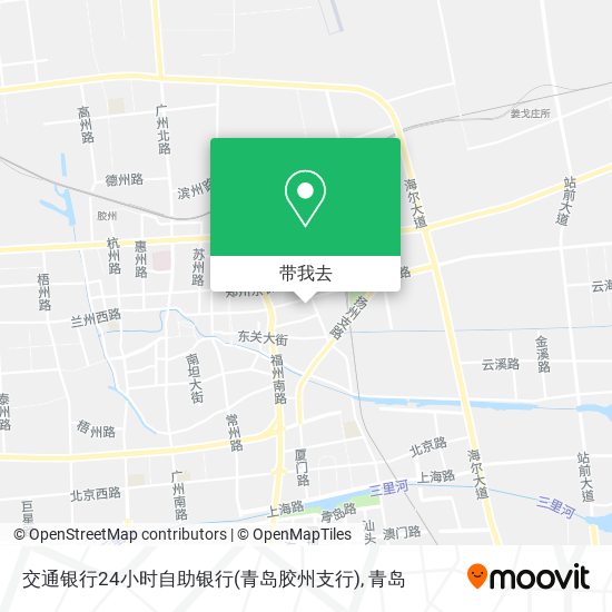 交通银行24小时自助银行(青岛胶州支行)地图