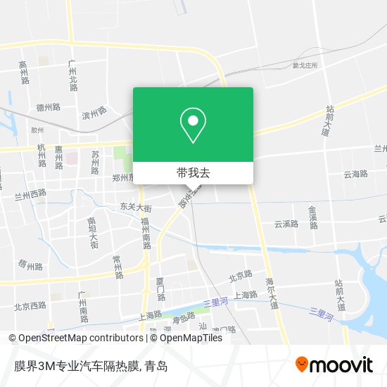 膜界3M专业汽车隔热膜地图