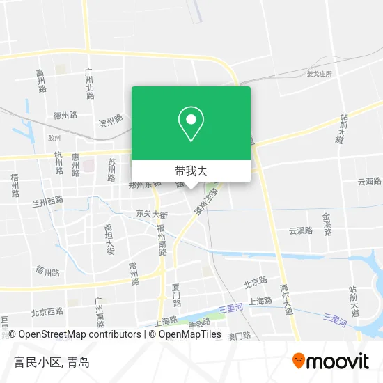 富民小区地图