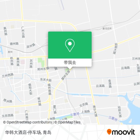华韩大酒店-停车场地图