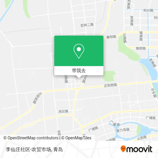 李仙庄社区-农贸市场地图