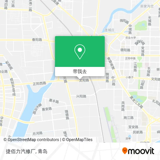 捷佰力汽修厂地图
