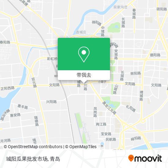 城阳瓜果批发市场地图