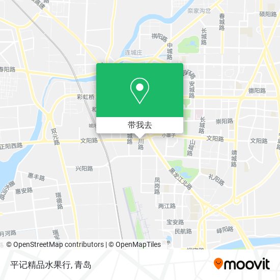 平记精品水果行地图