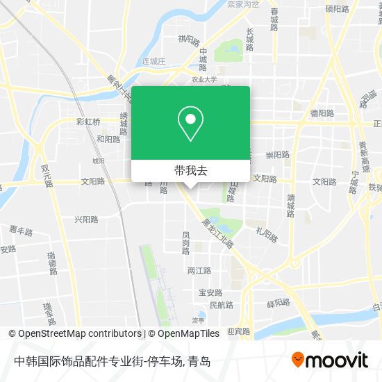 中韩国际饰品配件专业街-停车场地图
