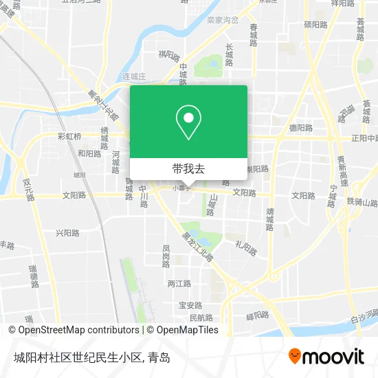 城阳村社区世纪民生小区地图