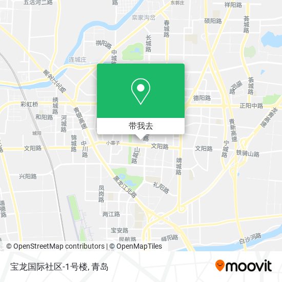 宝龙国际社区-1号楼地图