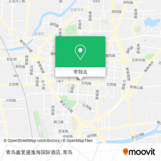 青岛鑫复盛逸海国际酒店地图