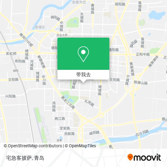 宅急客披萨地图