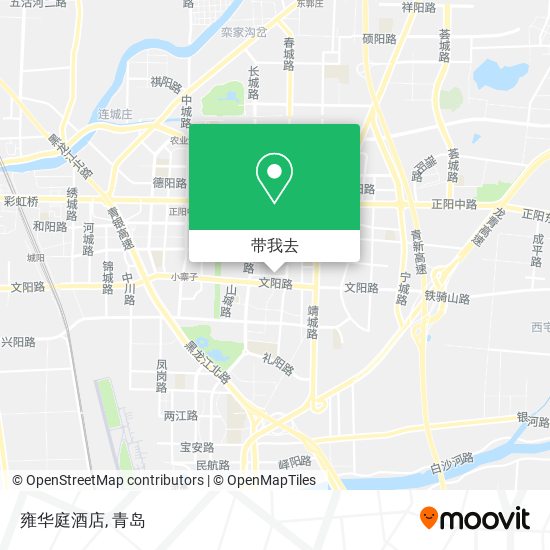 雍华庭酒店地图