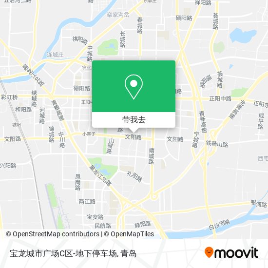 宝龙城市广场C区-地下停车场地图