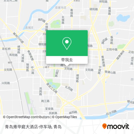 青岛雍华庭大酒店-停车场地图