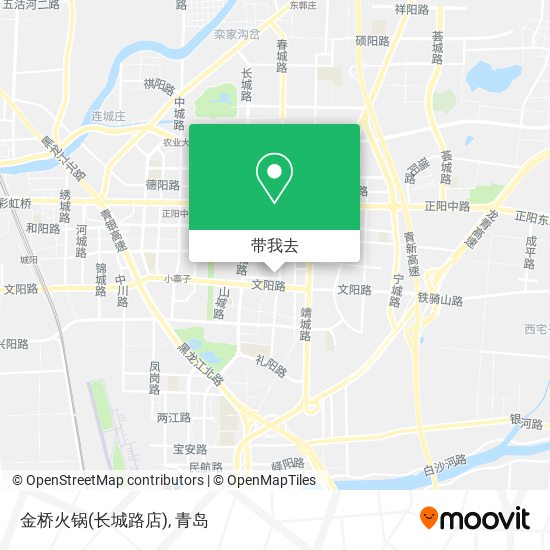 金桥火锅(长城路店)地图