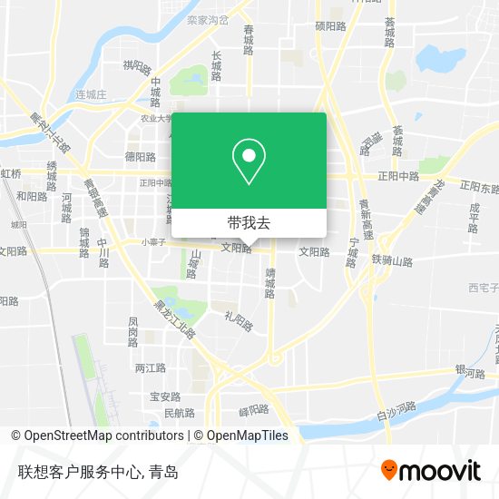 联想客户服务中心地图