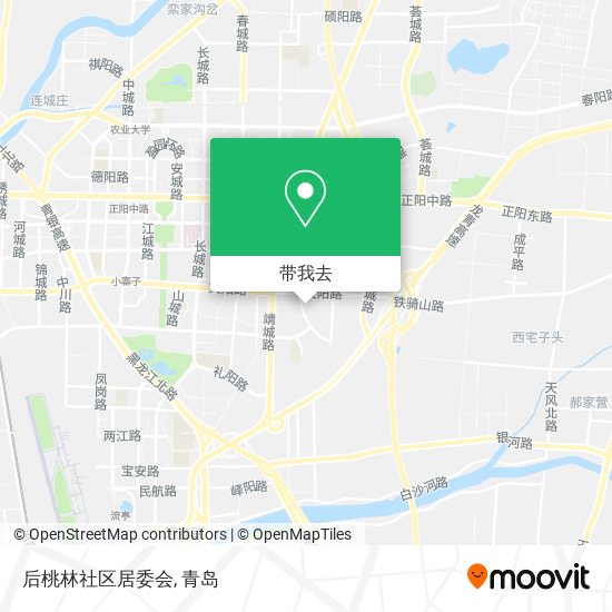后桃林社区居委会地图
