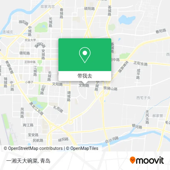 一湘天大碗菜地图