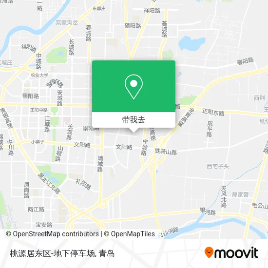 桃源居东区-地下停车场地图