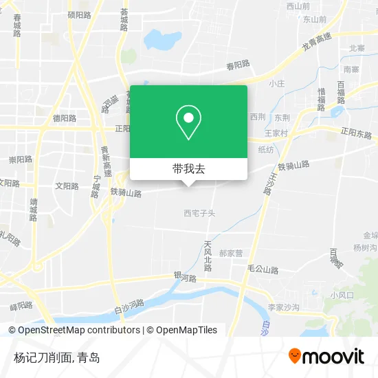 杨记刀削面地图