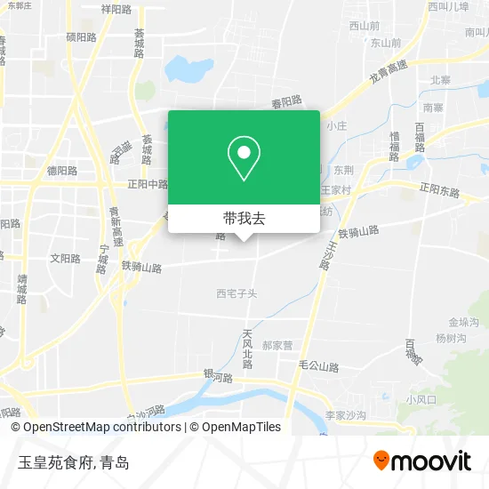 玉皇苑食府地图