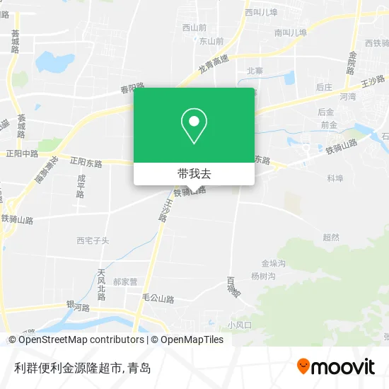 利群便利金源隆超市地图