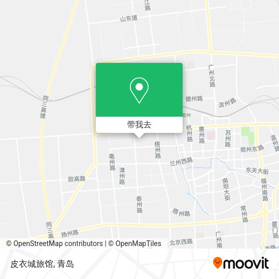 皮衣城旅馆地图