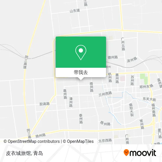 皮衣城旅馆地图