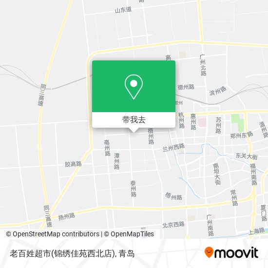 老百姓超市(锦绣佳苑西北店)地图