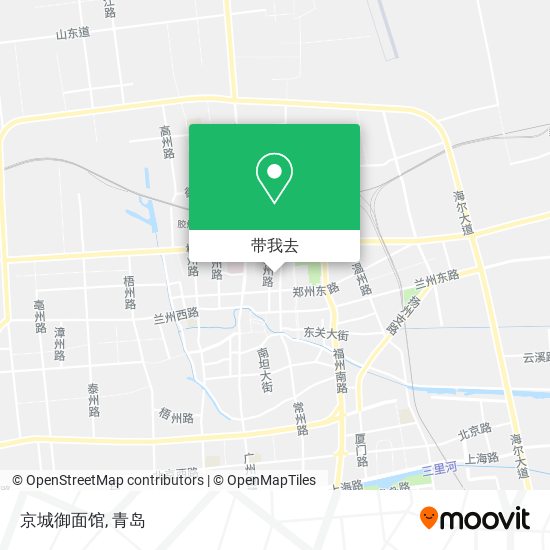 京城御面馆地图