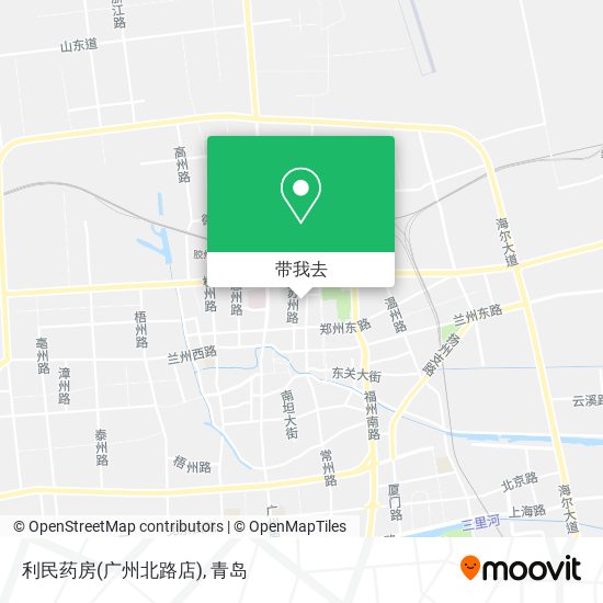 利民药房(广州北路店)地图