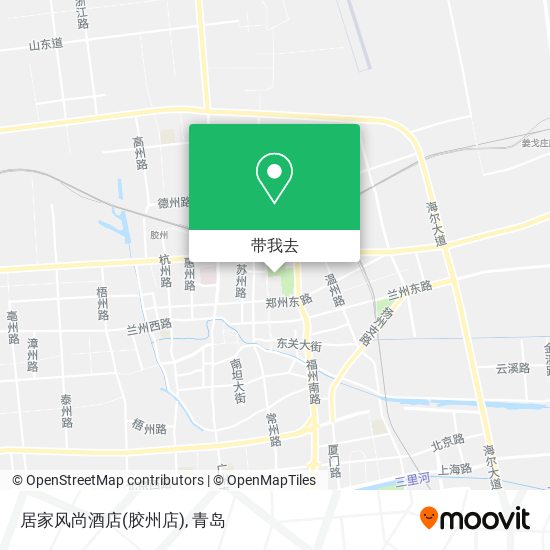 居家风尚酒店(胶州店)地图