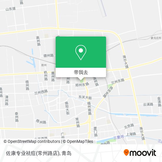 佐康专业祛痘(常州路店)地图