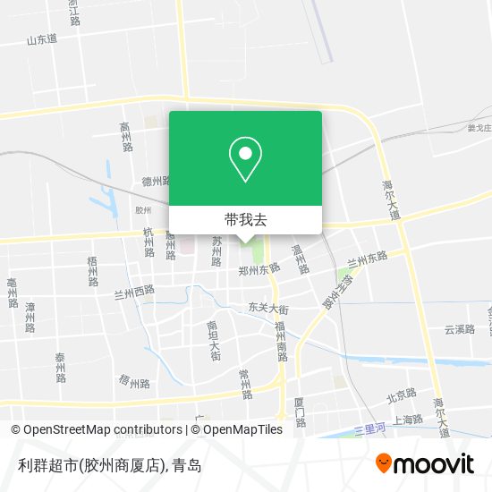 利群超市(胶州商厦店)地图