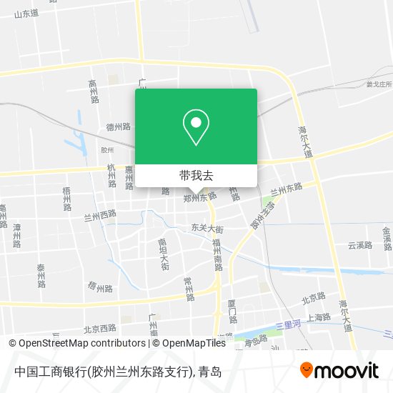 中国工商银行(胶州兰州东路支行)地图