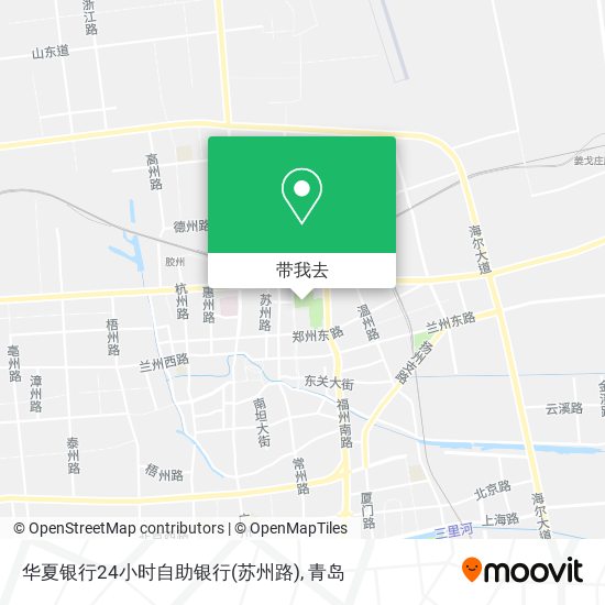华夏银行24小时自助银行(苏州路)地图