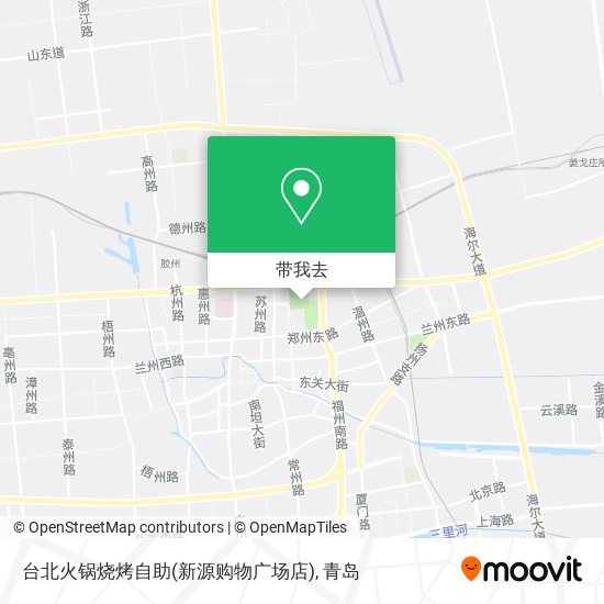 台北火锅烧烤自助(新源购物广场店)地图