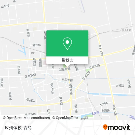 胶州体校地图