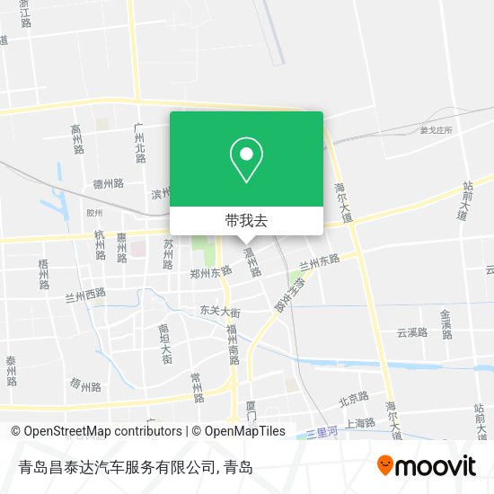 青岛昌泰达汽车服务有限公司地图