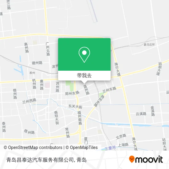 青岛昌泰达汽车服务有限公司地图