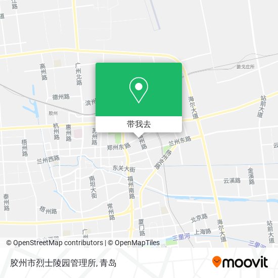 胶州市烈士陵园管理所地图