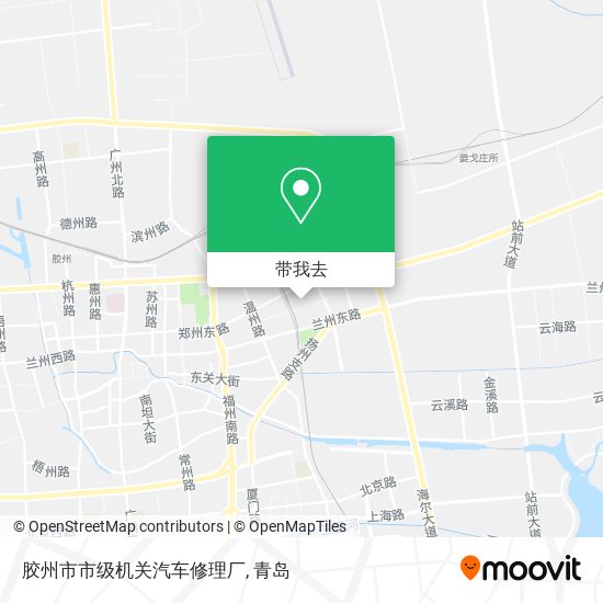 胶州市市级机关汽车修理厂地图