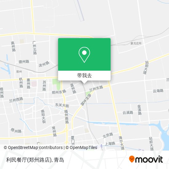 利民餐厅(郑州路店)地图