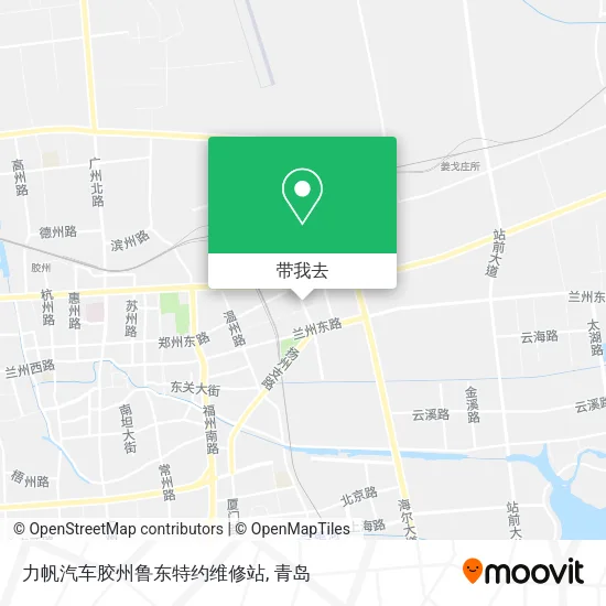 力帆汽车胶州鲁东特约维修站地图